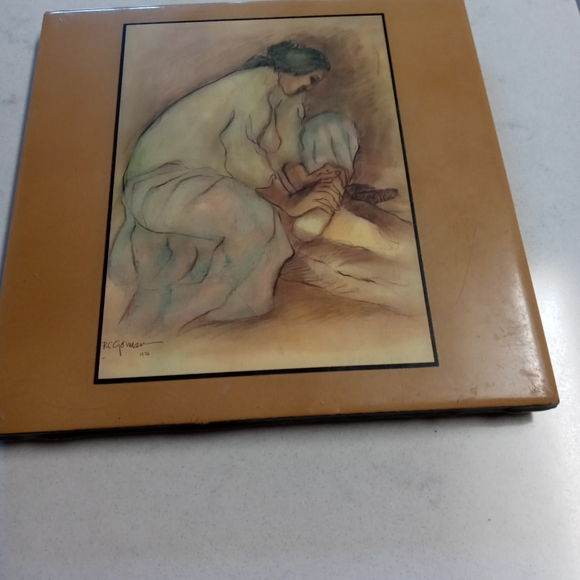 RC Gorman Ceramic Art Tile / Trivet - Picture 4 of 4